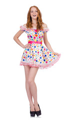 Young woman in fashion concept