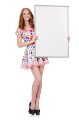 Young woman in fashion concept