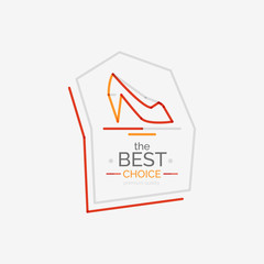 Minimal line design shopping stamps, best choice