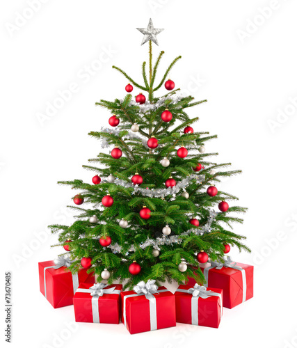quot eleganter weihnachtsbaum mit geschenken quot stockfotos und quot eleganter weihnachtsbaum mit geschenken quot stockfotos und