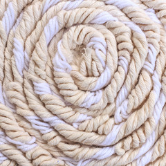 Close up round textile