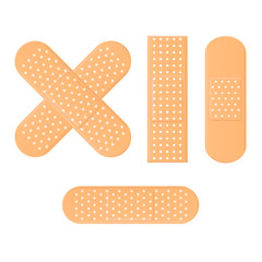 medical bandage in different shape