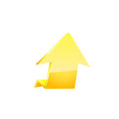 yelow arrow.Vector