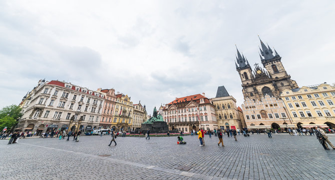 チェコ　プラハ 旧市街広場　Prague　Czech
