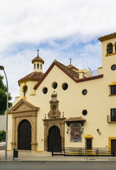 Fototapeta na wymiar church of San Pedro, Malaga