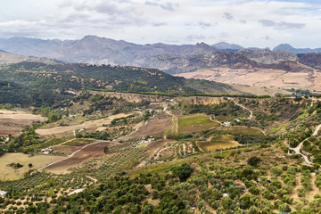 Fototapeta premium The view from Ronda, Spain