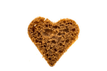 black bread heart