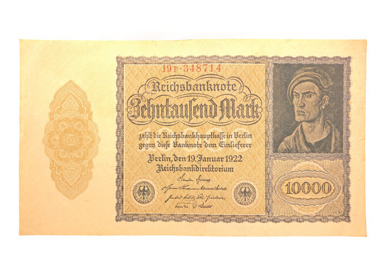 Inflationsgeld Reichsbanknote  19.01.1922
