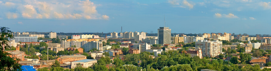 Obraz premium different houses against the sky