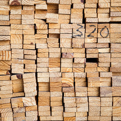 Wood stack background and texture
