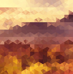 Brown Triangle Abstract Background