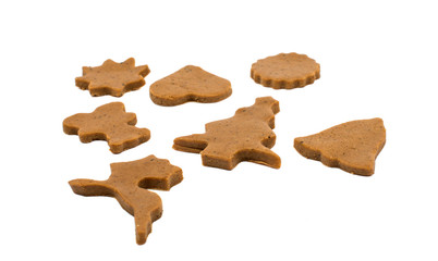 Gingerbread dough for Christmas cookies