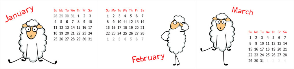 календарь 2015