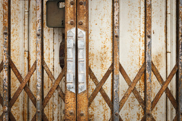 Old metal gate