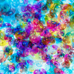 Grunge abstract textured mixed media collage, art background or