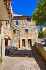 Alleyway. Cancellara. Basilicata. Italy.