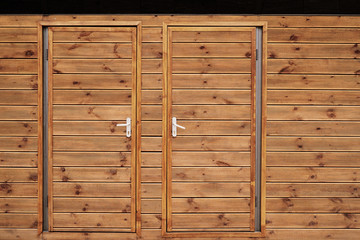 Wood cabin detail