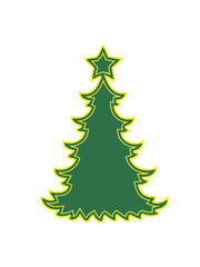 Obraz premium Weihnachtsbaum Weihnachten Stern