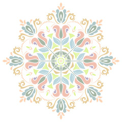 Orient  ornamental round lace