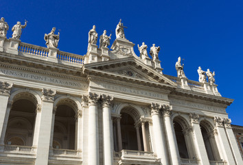 Fototapeta na wymiar Basilica San Giovanni in Laterano in Rome.