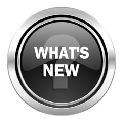 new icon, black chrome button