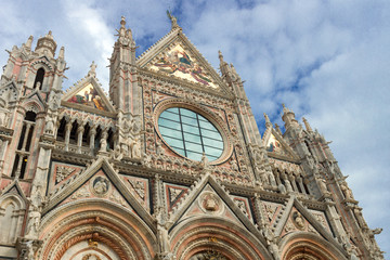 Siena cathedral in Italy