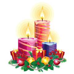 Christmas candles