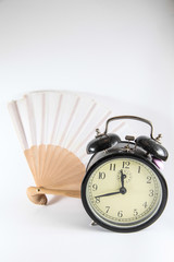 Retro alarm clock, vintage style