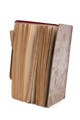 old book isolated on white background