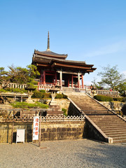 Kiyomizu temple at Kyoto , Japan