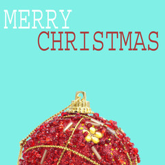 merry christmas in a pop art style
