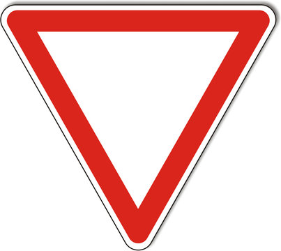 Verkehrszeichen, Vorfahrt gewähren