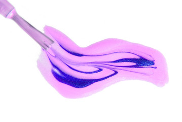 nail polish enamel sample macro