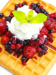 fruit wafel