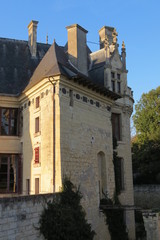 Fototapeta na wymiar Maine et Loire - Tour du Château de Brézé
