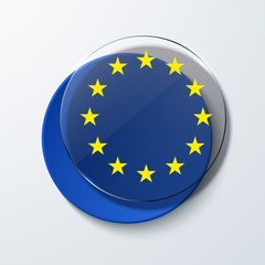 vector modern euro flag design.