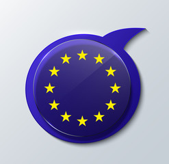 vector modern euro flag design