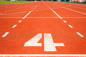 Running track for athletics