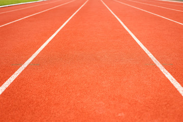 Running track for athletics