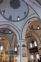 Obraz premium Mosque Interior, Ulucami, Bursa, Turkey