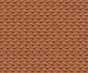 Naklejka premium texture of chrome diamond steel floor for background