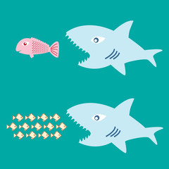big fish eat little fish