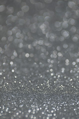 defocused abstract grey lights background