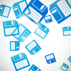 Fototapeta premium abstract background: floppy