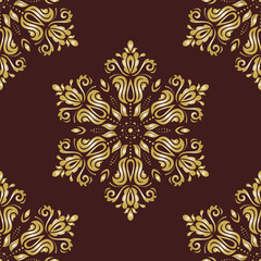Orient Seamless  Pattern. Abstract Background