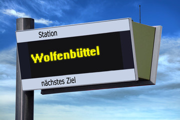 Anzeigetafel 6 - Wolfenbüttel
