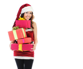 Christmas Smiling Woman