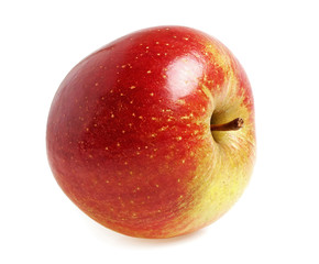 Red apple isolated on a white background