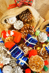 Amazing Christmas background, colorful Xmas material