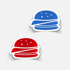 realistic design element: sandwich